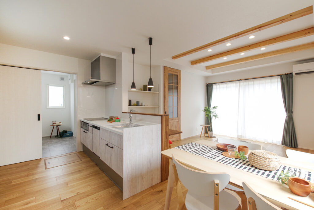 グリーンスタイル 新築建売住宅 リビング ダイニング