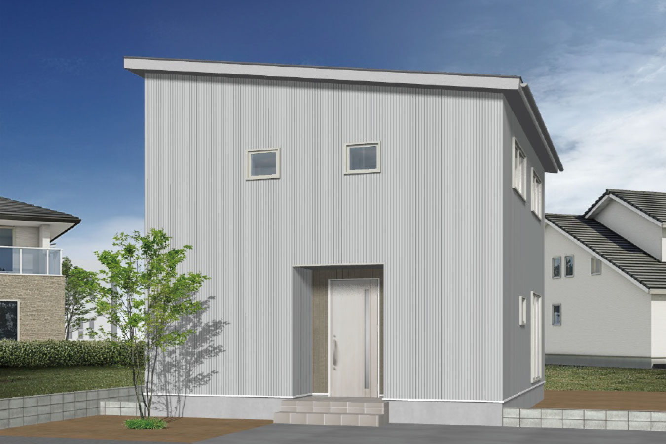 ダイエープロビス 髙野不動産 グリーンスタイル 新築建売住宅 長岡市 外観