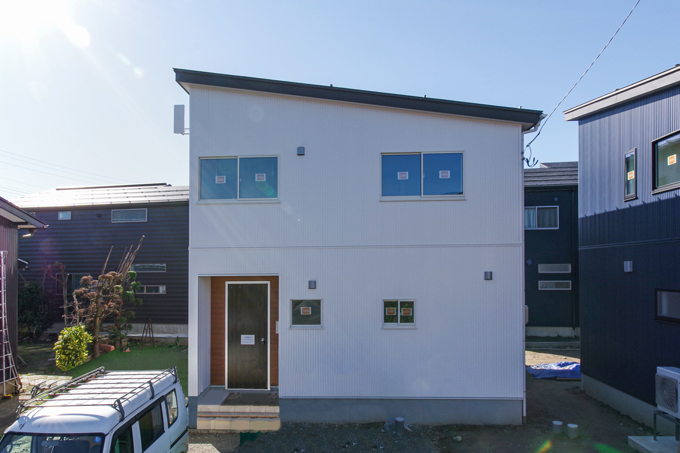 グリーンスタイル 新築住宅 建売住宅 外観 白い外壁