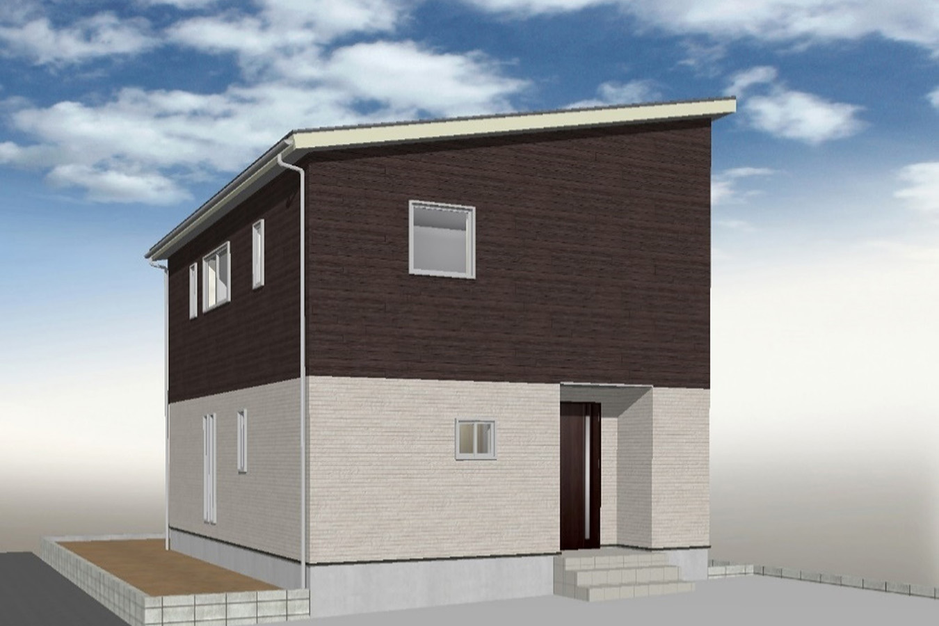 西蒲区巻建売外観