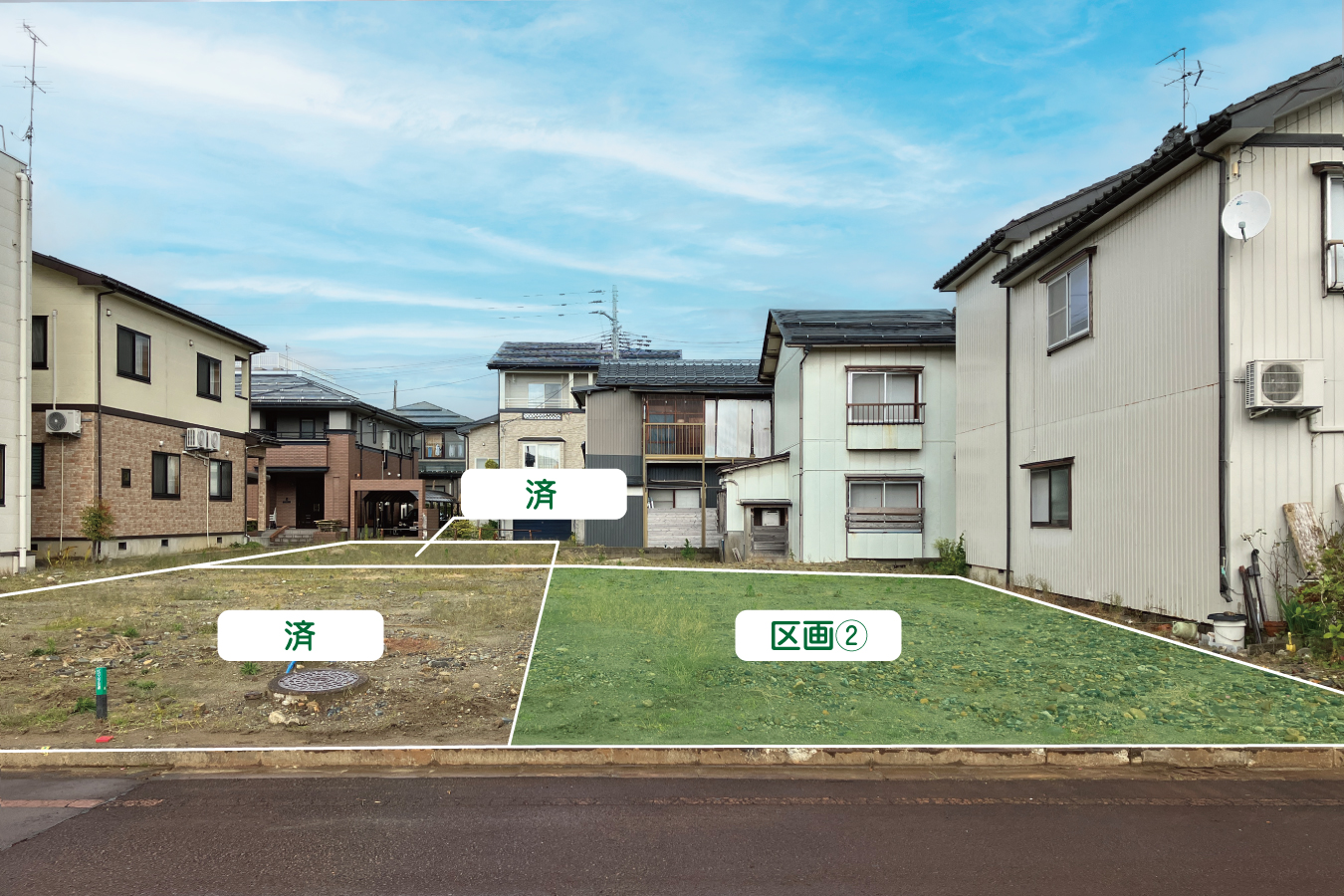 ダイエープロビス グリーンスタイル ニコニコ住宅 土地 長岡市 大島