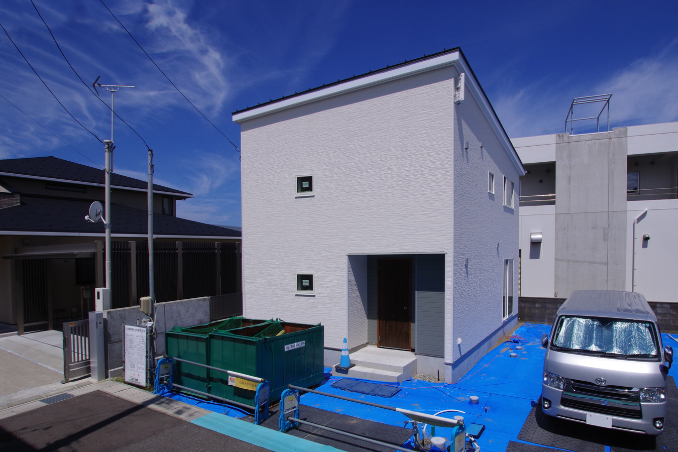 住宅 家づくり 外観 白い外壁