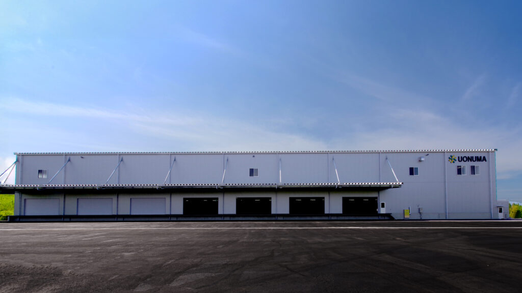 魚沼運輸様物流倉庫新築工事_建物外観正面