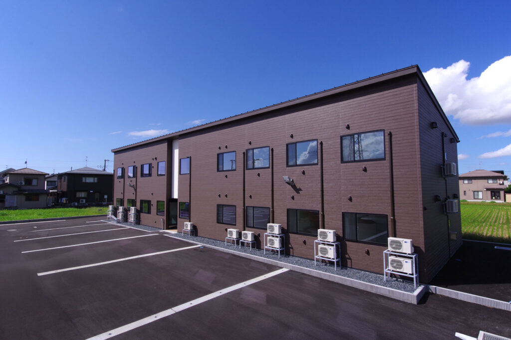 ダイエープロビス建築実績-三条市介護福祉施設共生の家あさひ_外観2