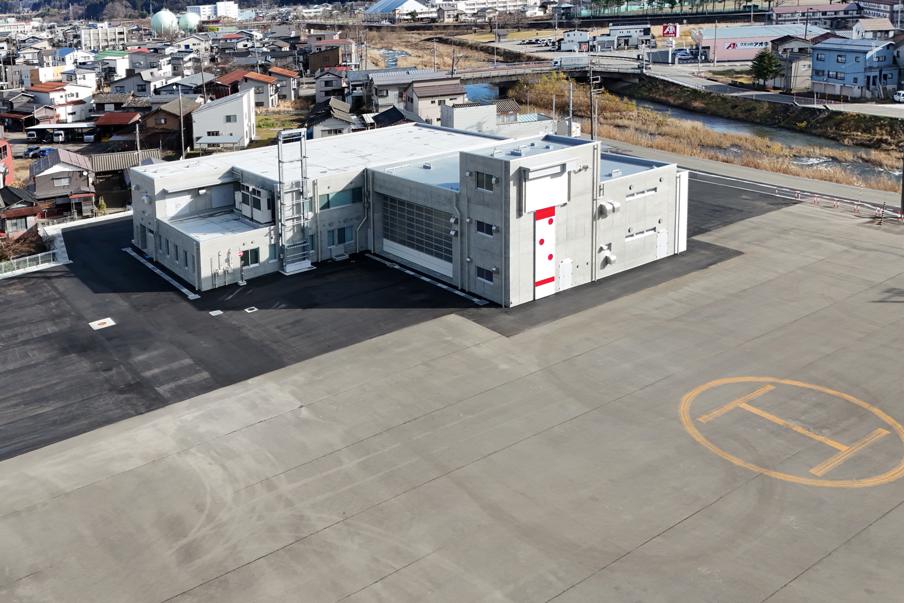 栃尾消防署 ヘリポート