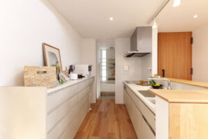 キッチン カップボード 家事動線