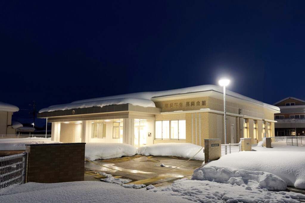 竣工報告‗創価学会長岡会館新築工事_夜景2‗ダイエープロビス株式会社